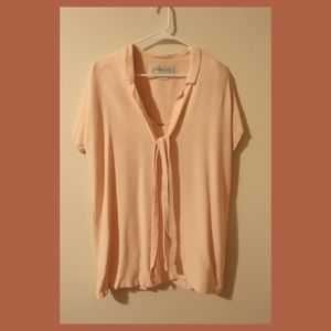 Vintage blouse with necktie